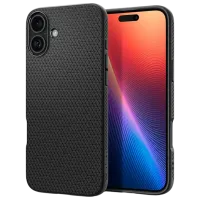 Husă pentru smartphone Apple iPhone 16 Plus Spigen / Back / TPU / Black Black Matt