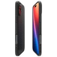 Husă pentru smartphone Apple iPhone 16 Plus Spigen / Back / TPU / Black Black Matt photo 2