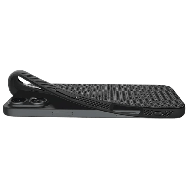 Husă pentru smartphone Apple iPhone 16 Spigen / Back / TPU / Black Black Matt photo 3