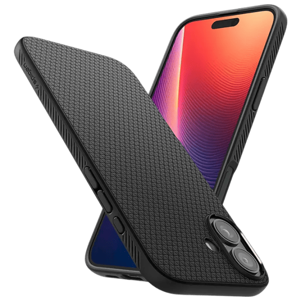 Husă pentru smartphone Apple iPhone 16 Spigen / Back / TPU / Black Black Matt photo 5