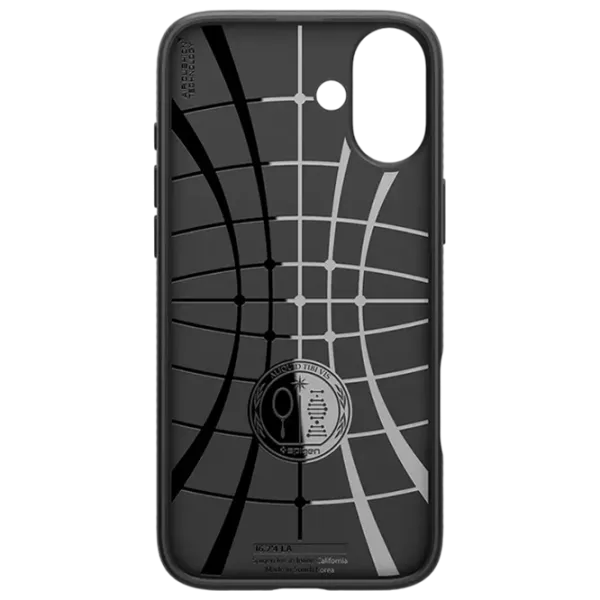 Husă pentru smartphone Apple iPhone 16 Spigen / Back / TPU / Black Black Matt photo 7