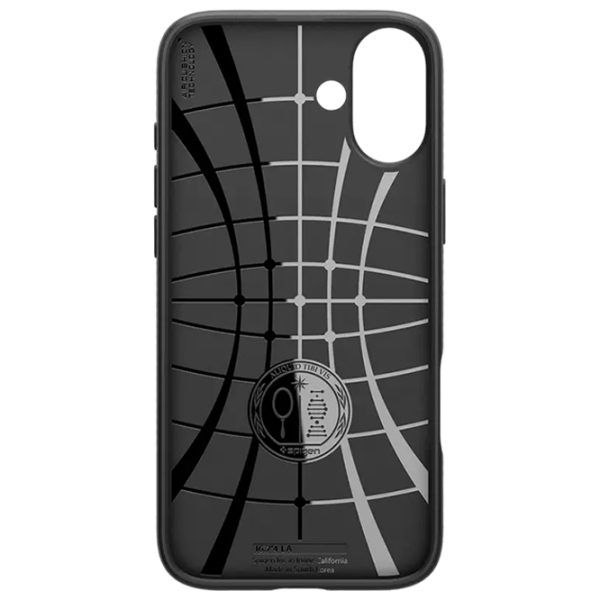 Husă pentru smartphone Apple iPhone 16 Spigen / Back / TPU / Black Black Matt photo 7