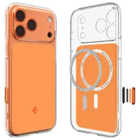 Husă pentru smartphone Apple iPhone 17 Pro Max Spigen / MagSafe Back / TPU / Transparent Orange photo 2