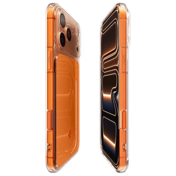 Husă pentru smartphone Apple iPhone 17 Pro Max Spigen / MagSafe Back / TPU / Transparent Orange photo 5