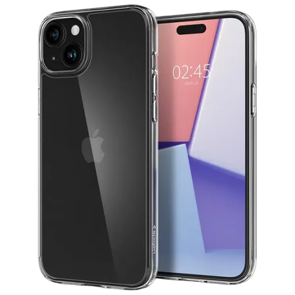 Чехол для смартфона Apple iPhone 15 Spigen / Back / ПП / Прозрачный Белый photo 1