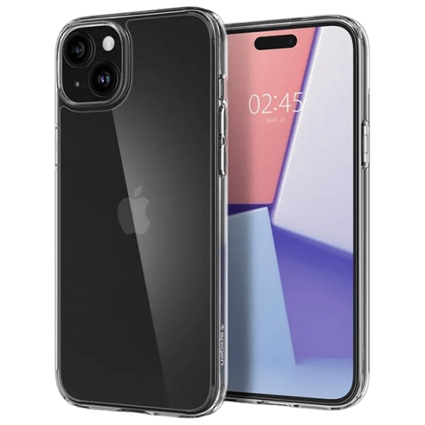 Чехол для смартфона Apple iPhone 15 Spigen / Back / ПП / Прозрачный Белый photo 1