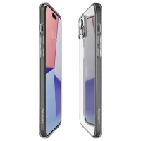 Husă pentru smartphone Apple iPhone 15 Spigen / Back / PP / Transparent White photo 3