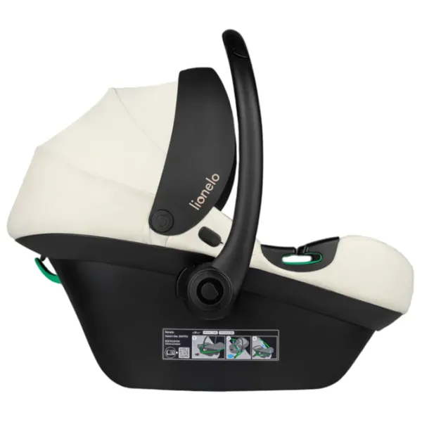 Scaun auto Lionelo Astrid I-Size  0 luni - 3 ani / 13 kg / Cream photo 3