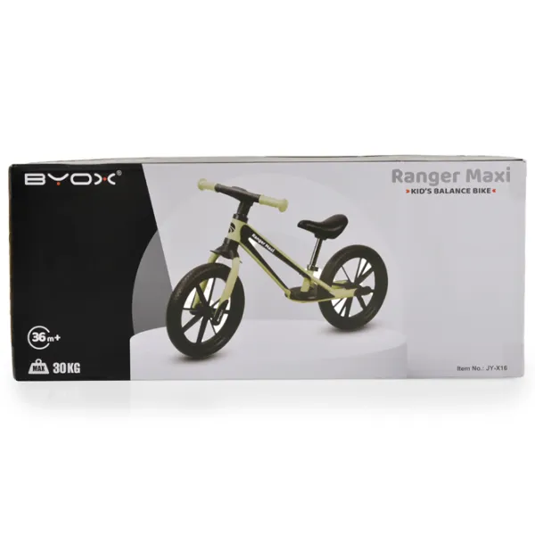 Bicicletă fără pedale Moni Ranger Maxi 12"   / Green  photo 4