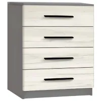 Comodă Modern Kenon 4B 88 x 80 x 38 / PAL / Craft Oak White