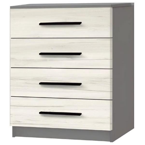 Comodă Modern Kenon 4B 88 x 80 x 38 / PAL / Craft Oak White photo 2