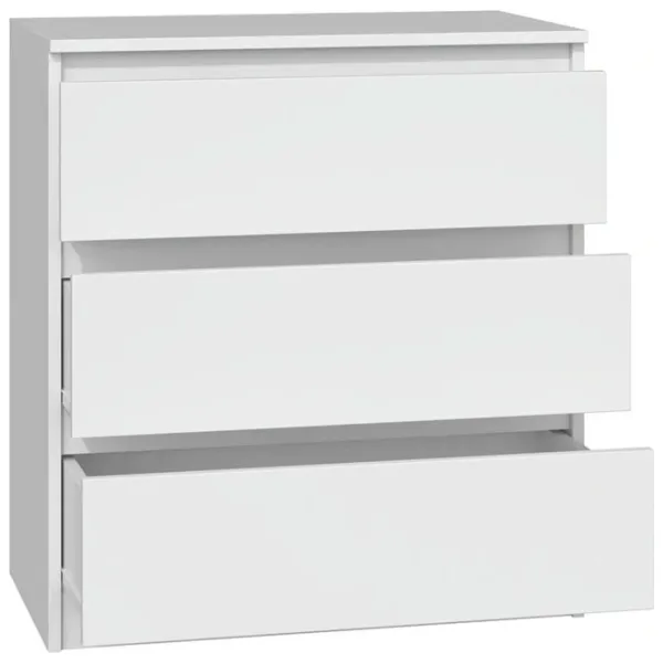 Comodă TopEshop Malwa M3 70 77 x 70 x 40 / LPAL / Alb photo 2