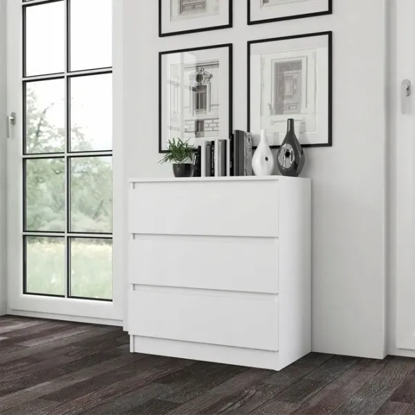 Comodă TopEshop Malwa M3 70 77 x 70 x 40 / LPAL / Alb photo 5