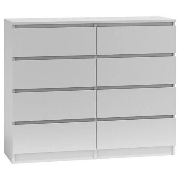 Comodă TopEshop Malwa M8 120 97 x 120 x 40 / LPAL / Alb photo 1