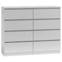 Comodă TopEshop Malwa M8 120 97 x 120 x 40 / LPAL / Alb