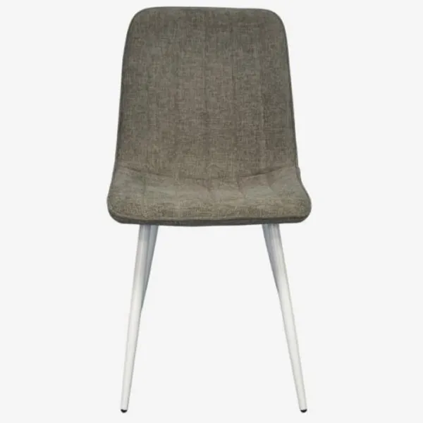 Scaun de bucătărie Evelin YTC-078 WH Stofă/ Gray White photo 1