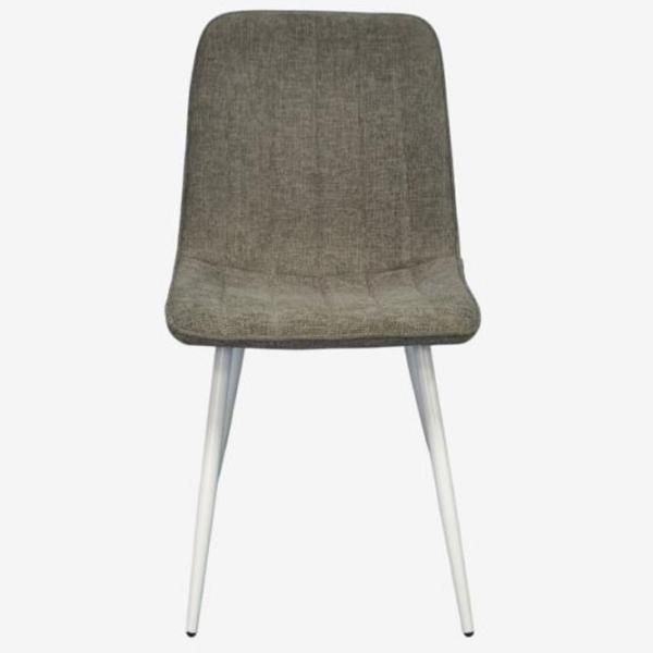 Scaun de bucătărie Evelin YTC-078 WH Stofă/ Gray White photo 1