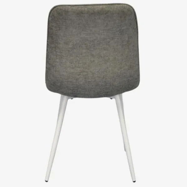Scaun de bucătărie Evelin YTC-078 WH Stofă/ Gray White photo 2