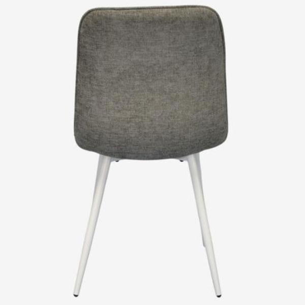 Scaun de bucătărie Evelin YTC-078 WH Stofă/ Gray White photo 2