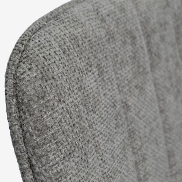 Scaun de bucătărie Evelin YTC-078 WH Stofă/ Gray White photo 3