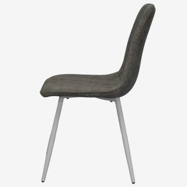 Scaun de bucătărie Evelin YTC-078 WH Stofă/ Gray White photo 4