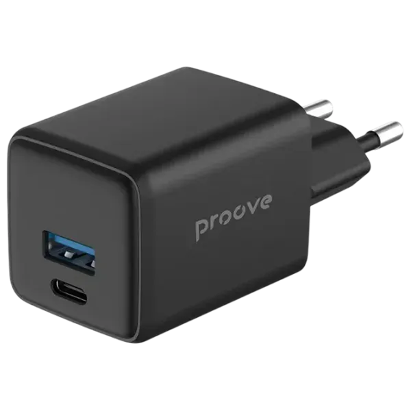 Сетевое зарядное устройство Proove Pocket Gan 3 A / Черный photo 2