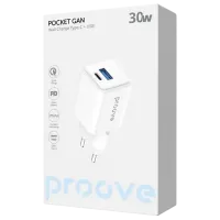 Încărcător de rețea Proove Pocket Gan 3 A / White photo 4
