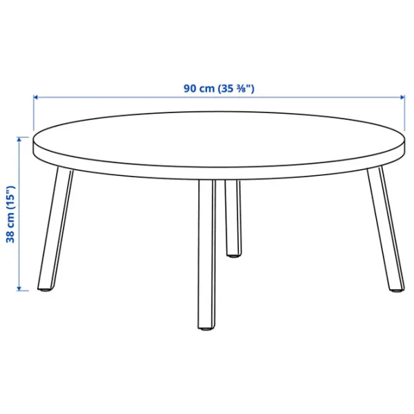 Журнальный столик Ikea Stockholm 2025 5803158 Дубовый шпон коричневый photo 5