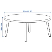 Măsuță de cafea Ikea Stockholm 2025 5803158 Furnir stejar maro photo 5