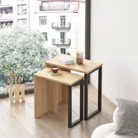 Set măsuțe de cafea Mirage Design ON7-S 5888011 Natural Oak photo 3