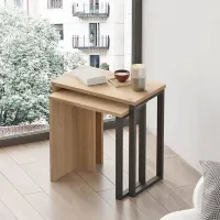 Set măsuțe de cafea Mirage Design ON7-S 5888011 Natural Oak photo 4