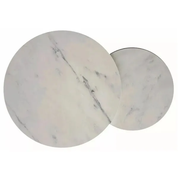 Set măsuțe de cafea Signal HOLA 5631069 White marble photo 2