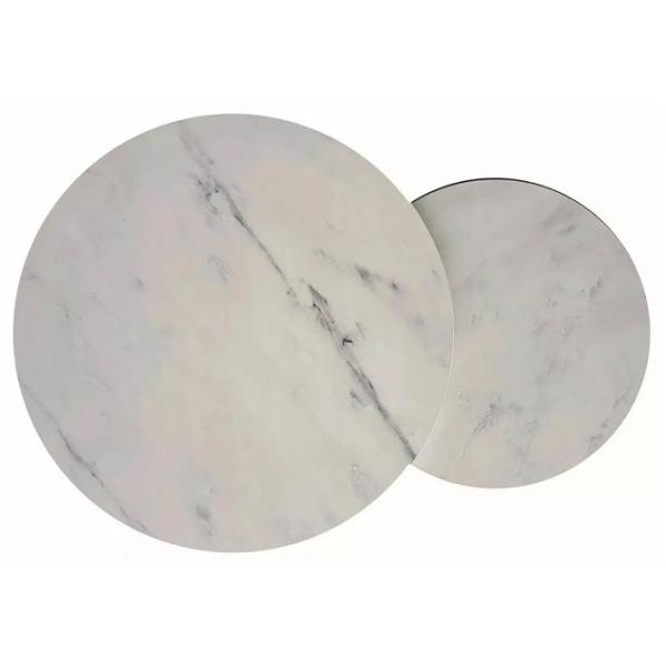 Set măsuțe de cafea Signal HOLA 5631069 White marble photo 2