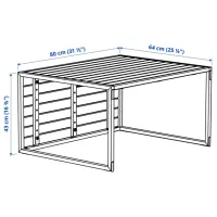 Măsuță de cafea Ikea Hakanskar 5870586 Light Brown photo 7