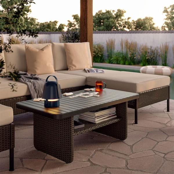 Măsuță de cafea Ikea Vittskar 5870595 Dark Gray photo 3