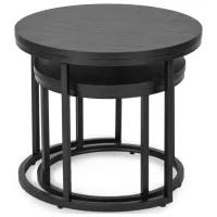 Set măsuțe de cafea Mebel Elite Manu 5718402 Black photo 2