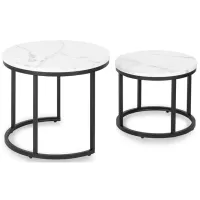 Set măsuțe de cafea Mebel Elite Dafne 5718303 White marble photo 4