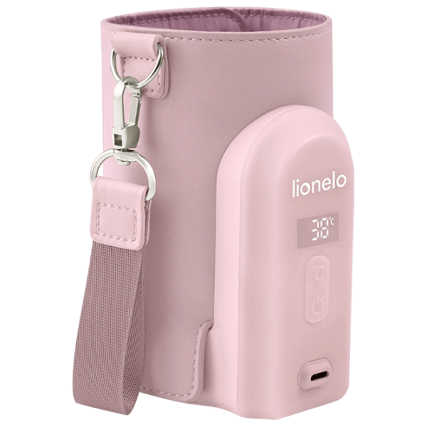 Încălzitor pentru biberoane Lionelo Go Evo  Electronic/ Pink photo 1