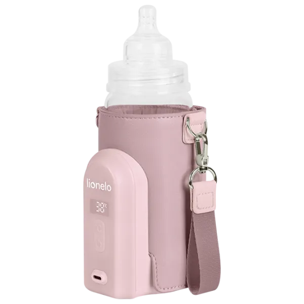 Încălzitor pentru biberoane Lionelo Go Evo  Electronic/ Pink photo 2