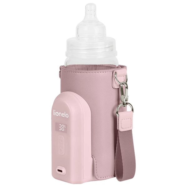 Încălzitor pentru biberoane Lionelo Go Evo  Electronic/ Pink photo 2