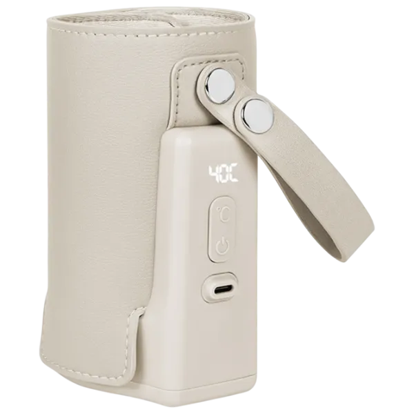 Încălzitor pentru biberoane Lionelo Thermup Go Plus  Electronic/ Beige photo 1