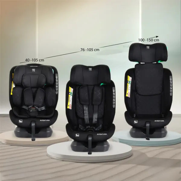 Scaun auto Moni Aventura  0 luni - 12 ani / 36 kg / Black photo 10
