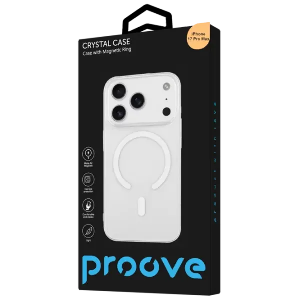 Husă pentru smartphone Apple iPhone 17 Pro Max Proove / MagSafe Back / TPU / Cosmic Orange photo 3
