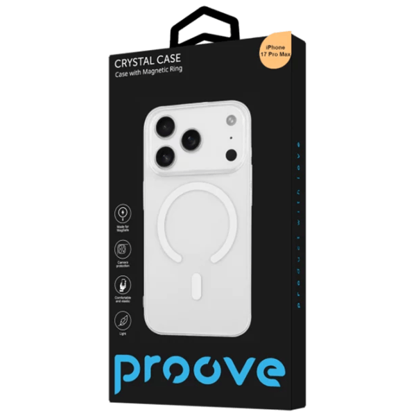 Husă pentru smartphone Apple iPhone 17 Pro Max Proove / MagSafe Back / TPU / Cosmic Orange photo 3