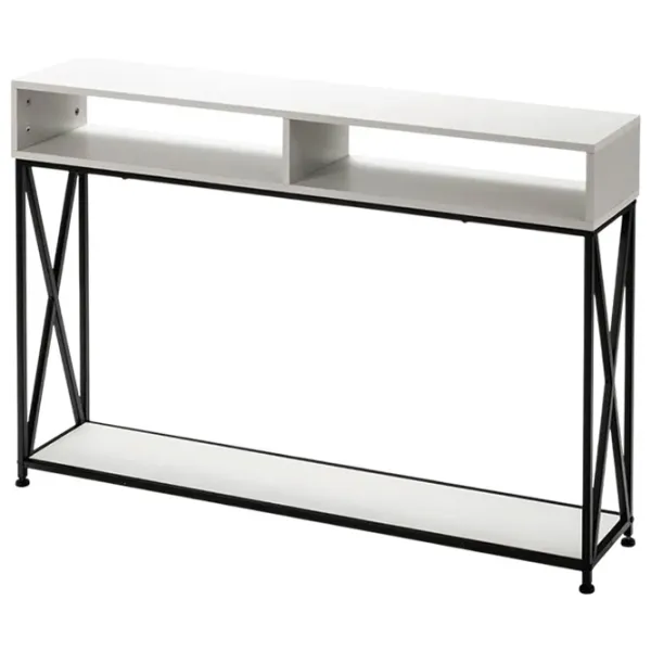 Masă consolă Costway HV10016WH White / Masiv photo 1