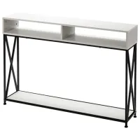 Masă consolă Costway HV10016WH White / Masiv