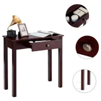 Masă consolă Costway HW65910CF Brown / MDF photo 2
