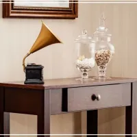 Masă consolă Costway HW65910CF Brown / MDF photo 4