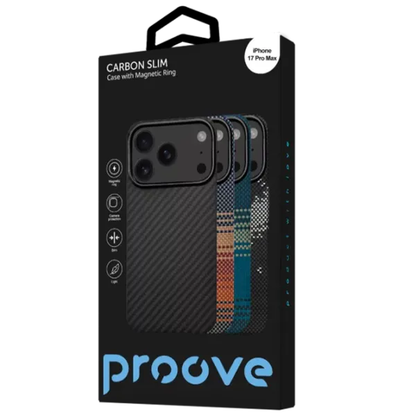 Husă pentru smartphone Apple iPhone 17 Pro Max Proove / MagSafe Back / TPU / Onyx Black photo 2