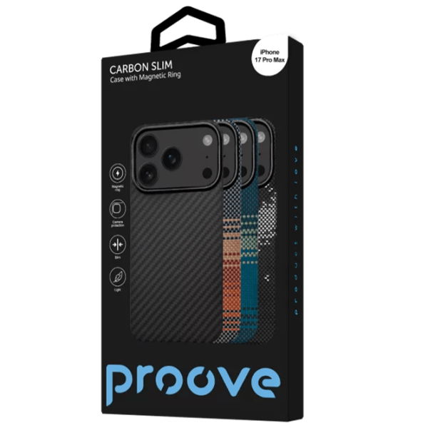 Husă pentru smartphone Apple iPhone 17 Pro Max Proove / MagSafe Back / TPU / Onyx Black photo 2